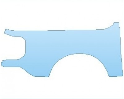 PAINT PROTECTION KIT - 2023 FORD MAVERICK XLT BED SIDE RIGHT SIDE - PRECUT PPF CLEAR BRA WRAP