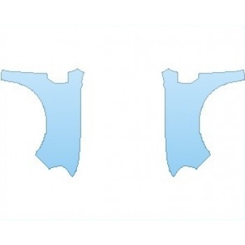 PAINT PROTECTION KIT - 2023 FORD MAVERICK XL FULL FENDERS (NO WRAPPED EDGES) - PRECUT PPF CLEAR BRA WRAP