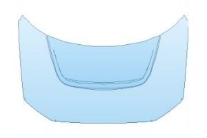 2027 JAGUAR I-PACE HSE FULL HOOD (WRAPPED EDGES)