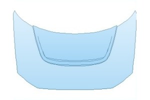 2027 JAGUAR I-PACE HSE FULL HOOD (NO WRAPPED EDGES)