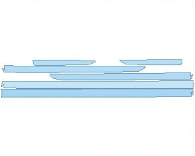 PAINT PROTECTION KIT - 2025 BMW 7 SERIES M SPORT LOWER DOOR TRIM - PRECUT PPF CLEAR BRA WRAP