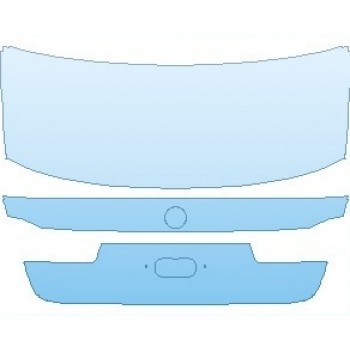 PAINT PROTECTION KIT - 2022 BMW 7 SERIES M SPORT REAR DECK LID - PRECUT PPF CLEAR BRA WRAP