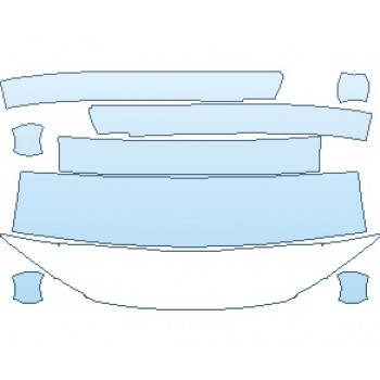 PAINT PROTECTION KIT - 2025 NISSAN VERSA S COMMON WEAR AREA KIT - PRECUT PPF CLEAR BRA WRAP