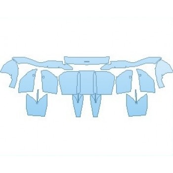 PAINT PROTECTION KIT - 2023 MCLAREN 570GT  REAR DIFFUSER - PRECUT PPF CLEAR BRA WRAP