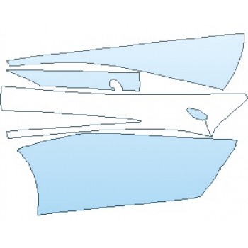 PAINT PROTECTION KIT - 2023 MCLAREN 570GT  DOOR RIGHT SIDE - PRECUT PPF CLEAR BRA WRAP