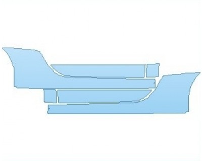 PAINT PROTECTION KIT - 2019 PORSCHE 911 CARRERA 4S CABRIOLET ROCKER PANELS - PRECUT PPF CLEAR BRA WRAP