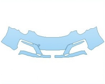 PAINT PROTECTION KIT - 2019 PORSCHE 911 CARRERA 4S CABRIOLET BUMPER - PRECUT PPF CLEAR BRA WRAP