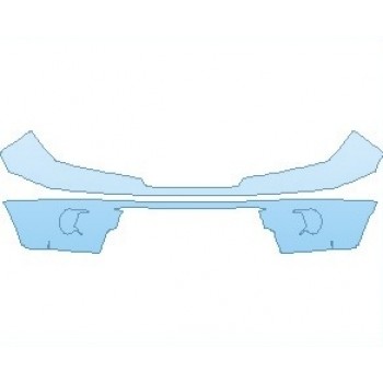 PAINT PROTECTION KIT - 2020 NISSAN FRONTIER S  BUMPER SV PRO - PRECUT PPF CLEAR BRA WRAP