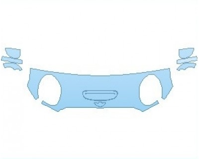 PAINT PROTECTION KIT - 2025 MINI CLUBMAN COOPER S HOOD (NO WRAPPED EDGES) - PRECUT PPF CLEAR BRA WRAP