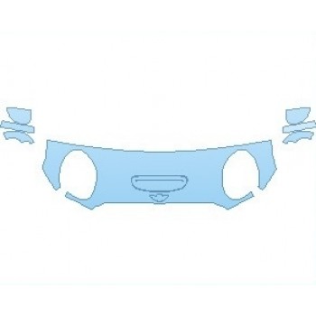 PAINT PROTECTION KIT - 2025 MINI CLUBMAN COOPER S HOOD (WRAPPED EDGES) - PRECUT PPF CLEAR BRA WRAP