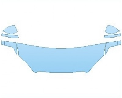 PAINT PROTECTION KIT - 2019 VOLVO XC90 HYBRID EXCELLENCE HOOD KIT - PRECUT PPF CLEAR BRA WRAP