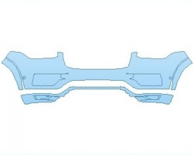 PAINT PROTECTION KIT - 2019 VOLVO XC90 HYBRID EXCELLENCE BUMPER KIT WITH SENSORS - PRECUT PPF CLEAR BRA WRAP