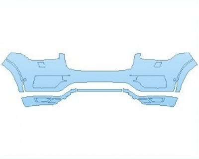 PAINT PROTECTION KIT - 2019 VOLVO XC90 HYBRID EXCELLENCE BUMPER KIT WITH WASHERS & SENSORS - PRECUT PPF CLEAR BRA WRAP