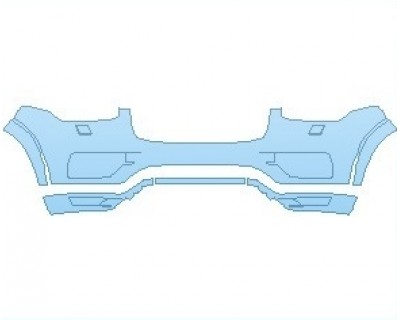 PAINT PROTECTION KIT - 2019 VOLVO XC90 HYBRID EXCELLENCE BUMPER KIT WITH WASHERS - PRECUT PPF CLEAR BRA WRAP