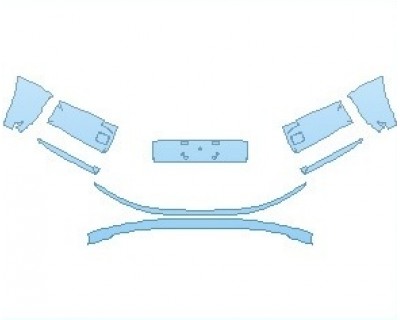 PAINT PROTECTION KIT - 2022 ROLLS ROYCE PHANTOM SEDAN STANDARD WHEELBASE BUMPER - PRECUT PPF CLEAR BRA WRAP