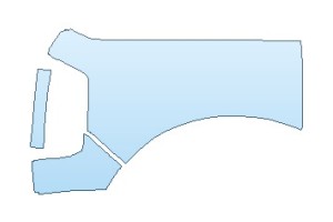 2027 FORD BRONCO OUTER BANKS 4 DOOR REAR QUARTER PANEL RIGHT SIDE