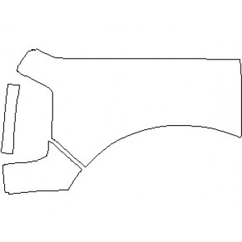 2023 FORD BRONCO OUTER BANKS 4 DOOR REAR QUARTER PANEL RIGHT SIDE