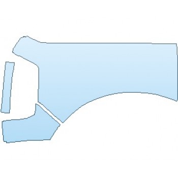 PAINT PROTECTION KIT - 2024 FORD BRONCO OUTER BANKS 4 DOOR REAR QUARTER PANEL RIGHT SIDE - PRECUT PPF CLEAR BRA WRAP