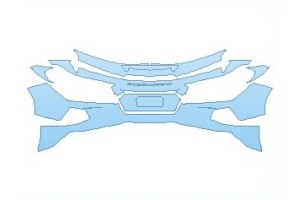 2027 CHEVROLET CORVETTE STINGRAY WITH Z51 PERFORMANCE PKG. COUPE REAR BUMPER WITH SPLASH GUARDS