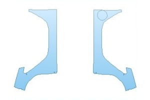 2027 JEEP WRANGLER (JL) WILLYS 2 DOOR REAR QUARTER PANELS