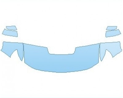 PAINT PROTECTION KIT - 2023 CHEVROLET COLORADO ZR2 DUSK SPECIAL EDITION HOOD (WRAPPED EDGES) - PRECUT PPF CLEAR BRA WRAP