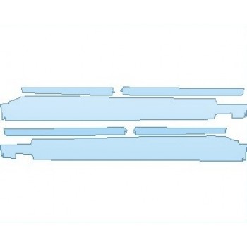 PAINT PROTECTION KIT - 2023 BMW X7 M-SPORT ROCKER PANELS - PRECUT PPF CLEAR BRA WRAP