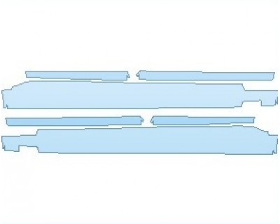 PAINT PROTECTION KIT - 2023 BMW X7 M-SPORT ROCKER PANELS - PRECUT PPF CLEAR BRA WRAP
