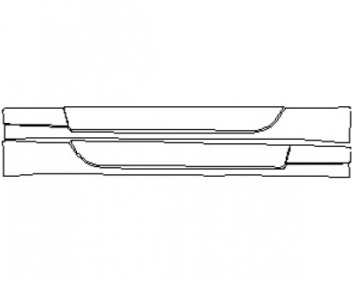 2023 FORD MUSTANG MACH 1 COUPE ROCKER PANELS