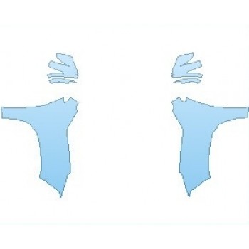 Precut PPF Kit – Clear Bra Paint Protection Film PAINT PROTECTION KIT - 2020 LEXUS LX 570 FULL FENDER WRAPPED EDGES - INVISIBLEMASK - 3M PAINT PROTECTION