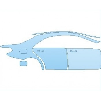 Precut PPF Kit – Clear Bra Paint Protection Film PAINT PROTECTION KIT - 2019 MERCEDES S CLASS 560 SEDAN STANDARD WHEELBASE REAR QUARTER PANEL & DOORS RIGHT - PRECUT PPF CLEAR BRA WRAP