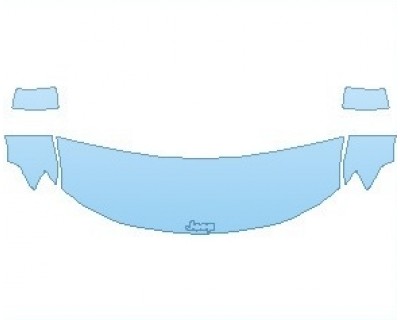 PAINT PROTECTION KIT - 2024 JEEP GRAND CHEROKEE LAREDO HOOD (WRAPPED EDGES) - PRECUT PPF CLEAR BRA WRAP