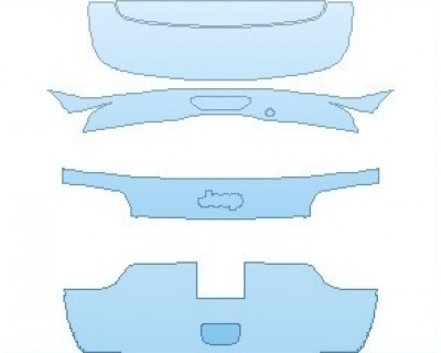 PAINT PROTECTION KIT - 2024 JEEP GRAND CHEROKEE LAREDO REAR HATCH - PRECUT PPF CLEAR BRA WRAP