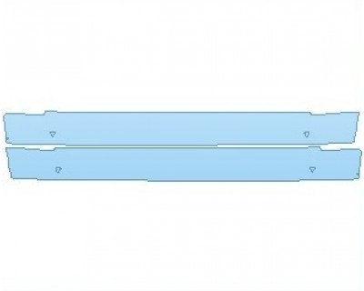PAINT PROTECTION KIT - 2024 JEEP GRAND CHEROKEE LAREDO ROCKER PANELS - PRECUT PPF CLEAR BRA WRAP