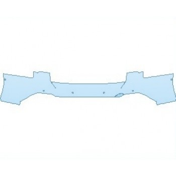 PAINT PROTECTION KIT - 2024 AUDI RS6 AVANT REAR BUMPER WITH SENSORS - PRECUT PPF CLEAR BRA WRAP