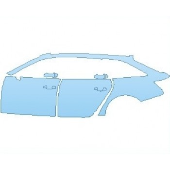 PAINT PROTECTION KIT - 2022 AUDI RS6 AVANT REAR QUARTER PANELS - PRECUT PPF CLEAR BRA WRAP