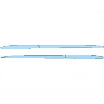 PAINT PROTECTION KIT - 2022 BUICK ENVISION PREFERRED ROCKER PANEL CHROME INSERTS - PRECUT PPF CLEAR BRA WRAP