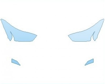 PAINT PROTECTION KIT - 2021 CHEVROLET SPARK 1LT LIGHTS - PRECUT PPF CLEAR BRA WRAP