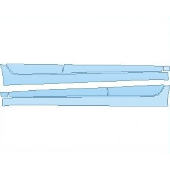 PAINT PROTECTION KIT - 2021 CHEVROLET SPARK 1LT ROCKER PANELS - PRECUT PPF CLEAR BRA WRAP