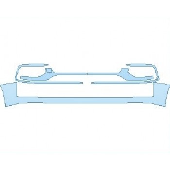 PAINT PROTECTION KIT - 2020 BENTLEY FLYING SPUR BASE BUMPER KIT - PRECUT PPF CLEAR BRA WRAP