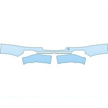 PAINT PROTECTION KIT - 2020 BENTLEY FLYING SPUR BASE REAR BUMPER KIT LOWER - PRECUT PPF CLEAR BRA WRAP