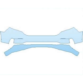 PAINT PROTECTION KIT - 2023 HONDA ODYSSEY EX-L BUMPER - PRECUT PPF CLEAR BRA WRAP