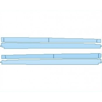 PAINT PROTECTION KIT - 2023 HONDA ODYSSEY EX ROCKER PANELS FOR TOURING & ELITE - PRECUT PPF CLEAR BRA WRAP