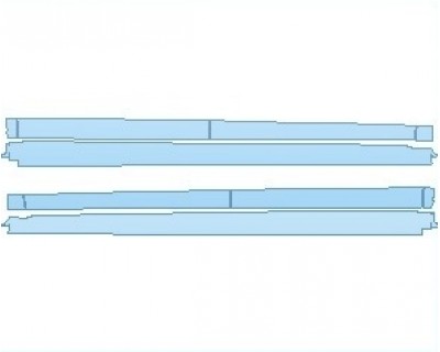 PAINT PROTECTION KIT - 2023 HONDA ODYSSEY EX ROCKER PANELS FOR TOURING & ELITE - PRECUT PPF CLEAR BRA WRAP
