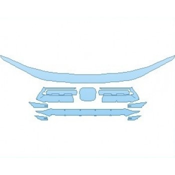 PAINT PROTECTION KIT - 2023 HONDA ODYSSEY EX GRILLE - PRECUT PPF CLEAR BRA WRAP