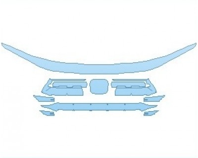 PAINT PROTECTION KIT - 2023 HONDA ODYSSEY EX GRILLE - PRECUT PPF CLEAR BRA WRAP