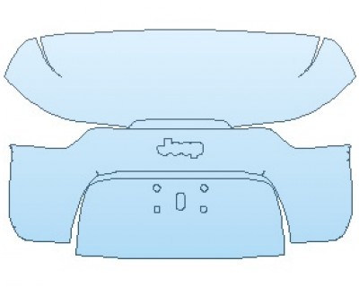 2022 JEEP CHEROKEE UPLAND REAR HATCH WITHOUT EMBLEMS