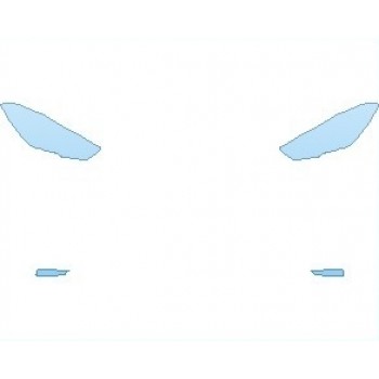 PAINT PROTECTION KIT - 2023 BMW 2 SERIES SPORT LINE GRAN COUPE LIGHTS - PRECUT PPF CLEAR BRA WRAP