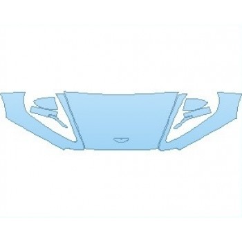 PAINT PROTECTION KIT - 2023 ASTON MARTIN VANQUISH S COUPE HOOD (NO WRAPPED EDGES) - PRECUT PPF CLEAR BRA WRAP