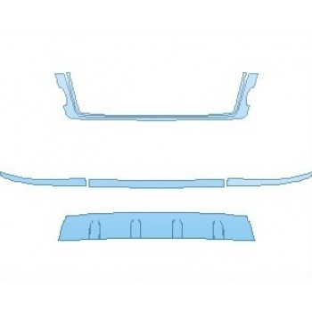 PAINT PROTECTION KIT - 2021 LAND ROVER RANGE ROVER SUPERCHARGED STANDARD WHEELBASE GRILLE AND TRIM - PRECUT PPF CLEAR BRA WRAP