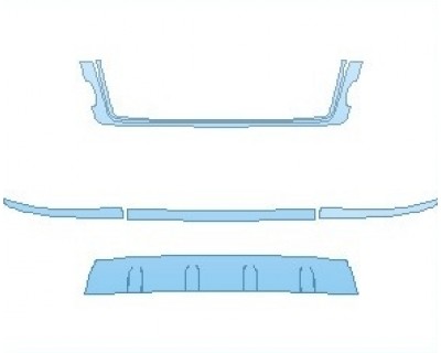 PAINT PROTECTION KIT - 2020 LAND ROVER RANGE ROVER HSE LONG WHEELBASE GRILLE AND TRIM - PRECUT PPF CLEAR BRA WRAP